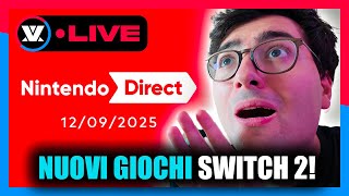 🔴 LIVE - Nuovi ANNUNCI di GIOCHI per Nintendo SWITCH 2! - Nintendo Direct del 12.9.2025