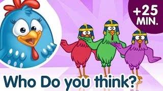 Who Do You Think | Hindi Nursery Rhymes | Lottie Dottie Murgi