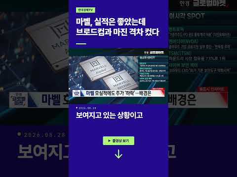 마벨, 실적은 좋았는데 브로드컴과 마진 격차 컸다ㅣ손석우ㅣ김승혁ㅣ윤진
