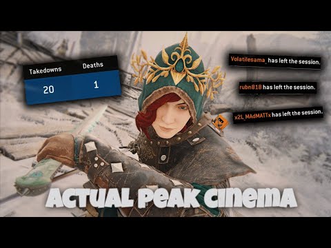 For honor community sleeping on the peacekeeper pick..