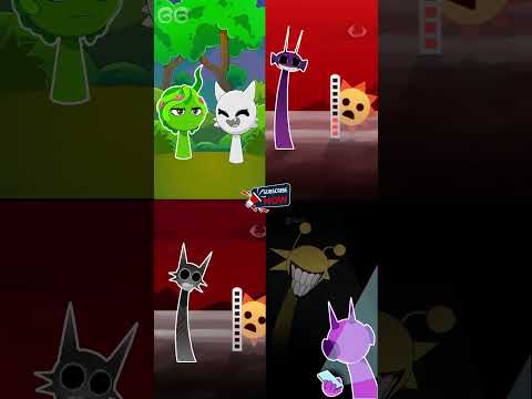 Selection Animation Incredibox Sprunki, outlines meme  #shorts #sprunki #animation  #outlines