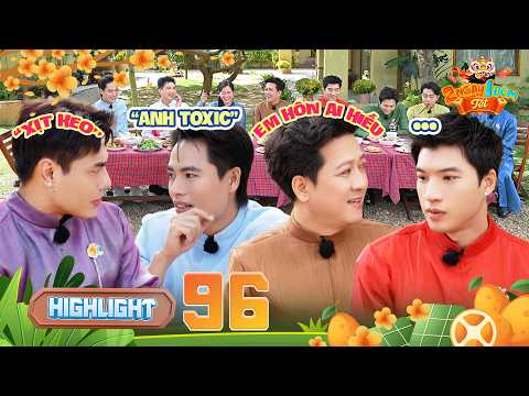 Highlight Tập 96:HIEUTHUHAI cười khờ khi bị hỏi hôn ai, Diễm 