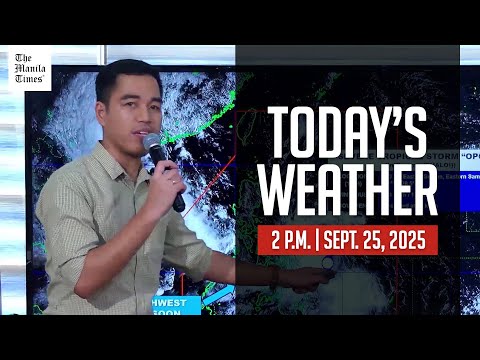 Today's Weather, 2 P.M. | Sept. 25, 2025