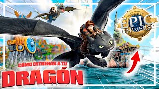 Asi es el nuevo parque de COMO ENTRENAR A TU DRAGON en Universal Studios !! ( EPIC UNIVERSE)