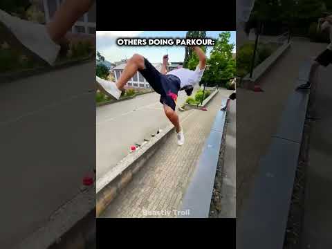 Others Doing Parkour vs This Guy😲