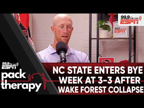 NC State football enters bye week at 3-3 after blowout loss to Wake Forest