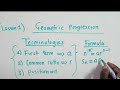 Geometric Progression Concepts and Challenges