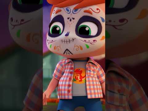 Who’s Behind the Mask? 👻🎭 #Halloween #littleangel #Fun