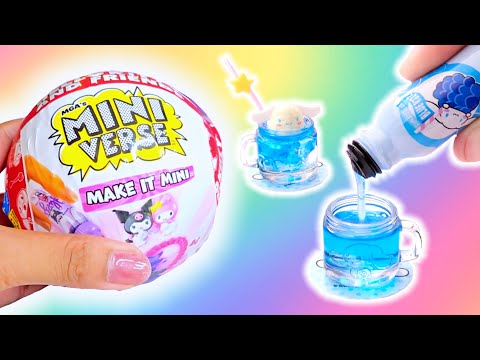 MAKING SANRIO MINI FOOD! MiniVerse Cinnamoroll, My Melody, Hello Kitty and More!