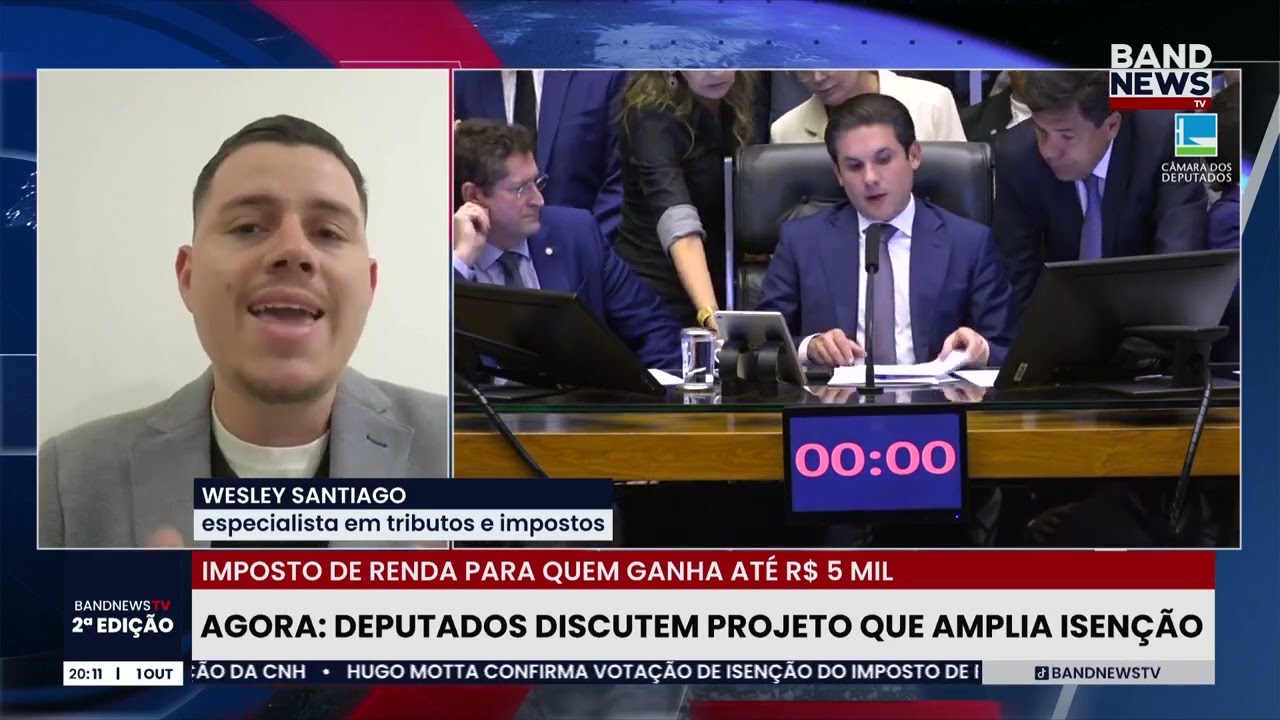 Agora deputados discutem projeto que amplia isenção do IR | BandNews TV