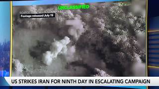 YouTube video thumbnail: US Strikes Iran for Ninth Day With Hormuz Near Standstill