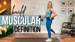 20 min  BUILD DEFINITION Full Body & Abs Strength Training