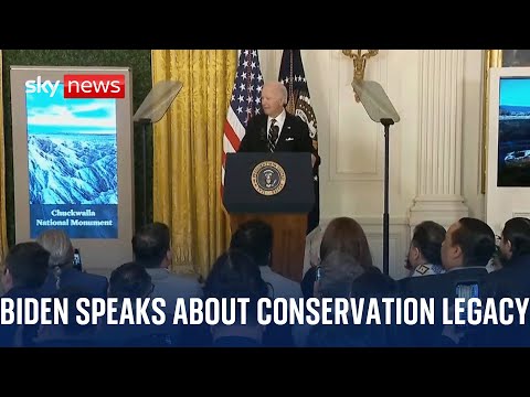 US President Joe Biden delivers speech on his conservation legacy - Watch in full