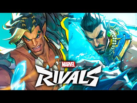 Marvel Rivals - All Namor Abilities, Skins, Emotes, Intro & MVP Animations (4K 60FPS)