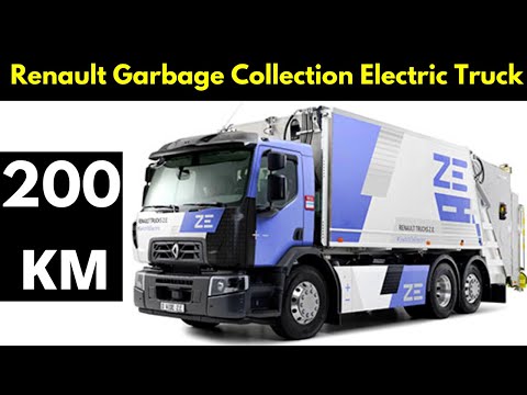 Renault Garbage Collection Electric Truck - D WIDE ZE