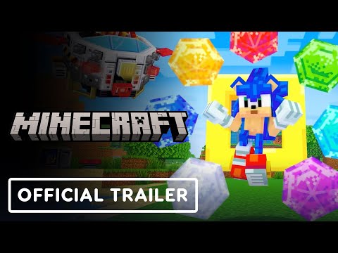 Minecraft x Sonic - Official Sonic Add-On Super Update Trailer
