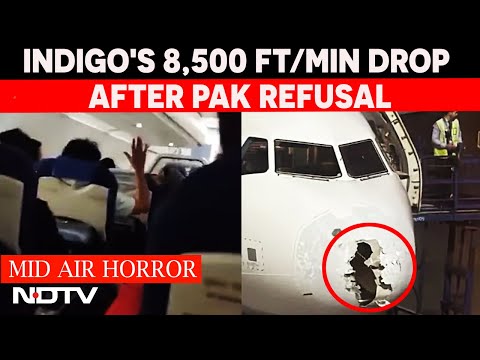 Indigo Flight News | Storm, Screams, Hailstones: IndiGo's 8,500 Ft/Min Drop After Pak Refusal