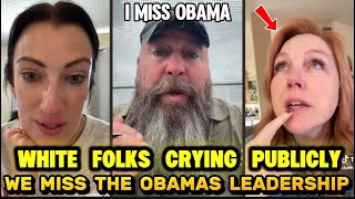 White Folks CRYING Online For OBAMA’s Leadership After Trump Made Life Harder | Obama Did It Better