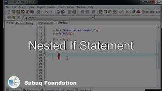 Nested if statement