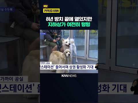 수영광안지하상가 개장 2년에도 공실 수두룩 / <strong>KNN</strong>