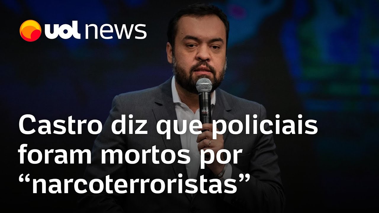Castro diz que os 4 policiais mortos em operação no Rio de Janeiro serão promovidos postumamente