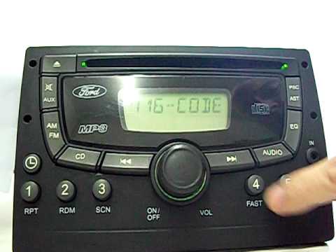 Como desbloquear radio visteon da ford #8