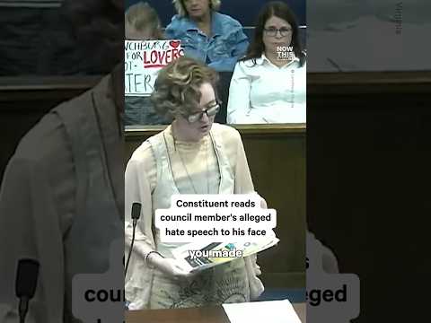 Constituent Confronts Council Member