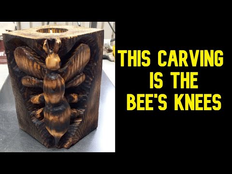 Wood You Bee-lieve? Carving A Bee for Fun. Hive Got a New Hobby