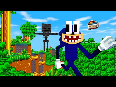 Minecraft Mobs : Shin Sonic vs Mobs 2 - Minecraft Animation