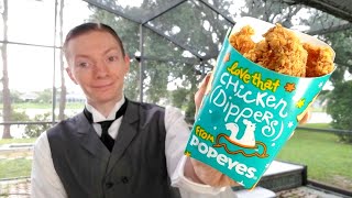 Popeyes NEW Chicken Dippers Review!