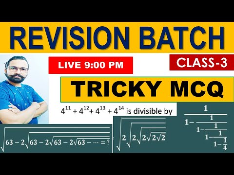 NUMBER SYSTEM CLASS-3| REVISION BATCH || || FOR:SSC-PSSSB-IB-PSTET-ETT  9041043677