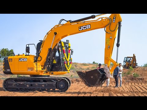 New JCB 145 Excavator Pooja First Time Working on Field in New ISRO project in Kulasekarapattinam