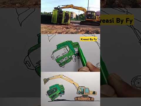 Truk dan excavator #shorts #excavator