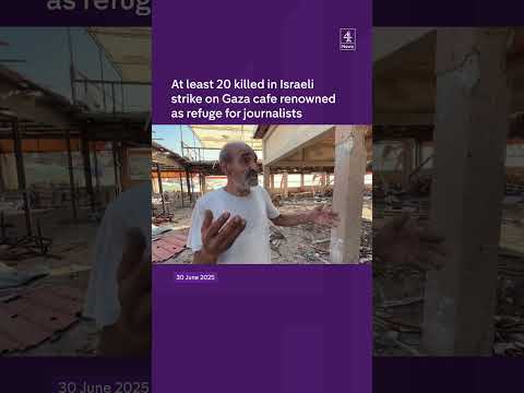 Palestinian photographer killed in Israeli strike on Gaza cafe