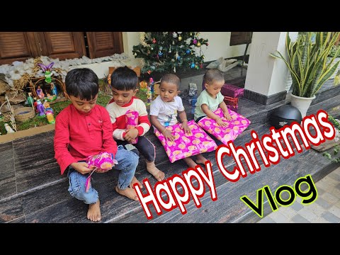 Special X mas Vlog 😄😄🥰 / കുട്ടികൾക്ക് gift കിട്ടി / അവർ എല്ലാരും Happy 🎉🥰 #christmas