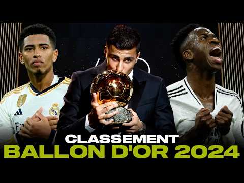 CLASSEMENT COMPLET DU BALLON D'OR 2024