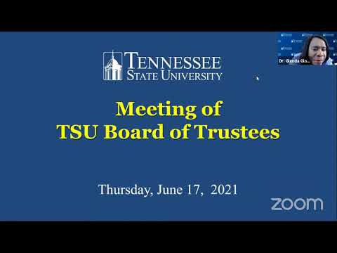 BOT Live Streamed Meeting 6-17-2021