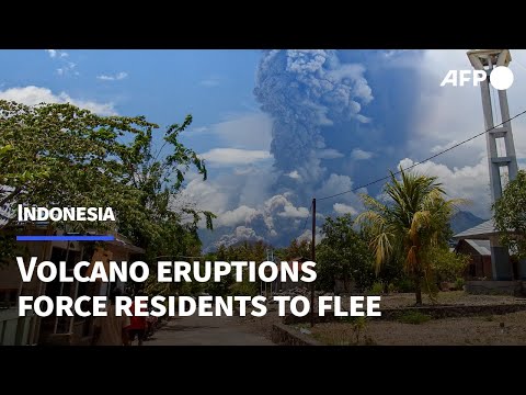 Indonesia volcano eruptions force residents to flee | AFP