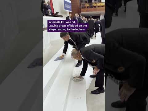 Brawl erupts in Turkish parliament