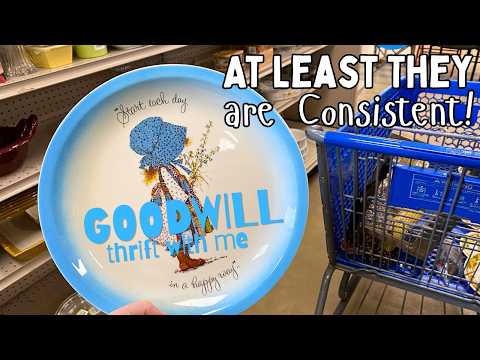 GOODWILL is CONSISTENT! Thrift With Me at GOODWILL for Vintage Home Decor!