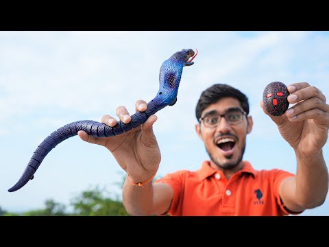 Remote Controlled Snake Unboxing | रिमोट से चलने वाला सांप | Looks Dangerous