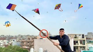 Caught Kites On Other Roof | Kite Catch On Roof | Kites Vlog