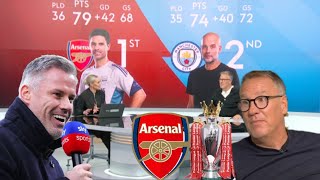 Arsenal Are Champions! Jamie Carragher & Paul Merson Admit Title Race Is Over After West Ham Win