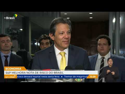 S&P melhora nota de risco do Brasil