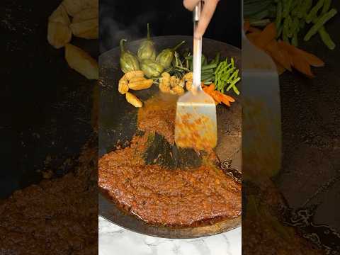 Mix Veg Tawa Fry ASMR Cooking || #shorts #asmr #recipe #indianasmrworld #mixveg #cooking #food