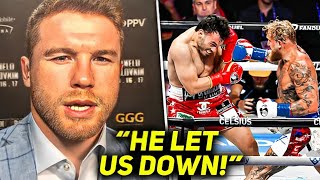 Canelo FIRST WORDS On Jake Paul BEATING Julio Cesar Chavez Jr..