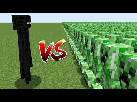 ENDERMAN VS 1000$ CREEPER ORDU - Minecraft