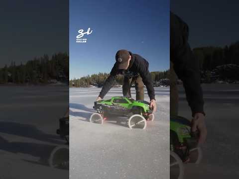 This is cutting-edge technology… literally! 🧊 #rccars #ice #cool