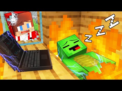 How JJ Saved Sleeping Mikey in Minecraft (Maizen)