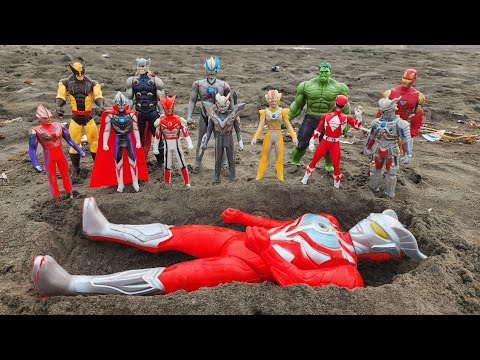 ULTRAMAN SPIDER-MAN MENJADI ULTRAMAN ZERO RAKSASA, MONSTER  DATANG, ULTRAMAN ORB TENGGELAM DI PASIR